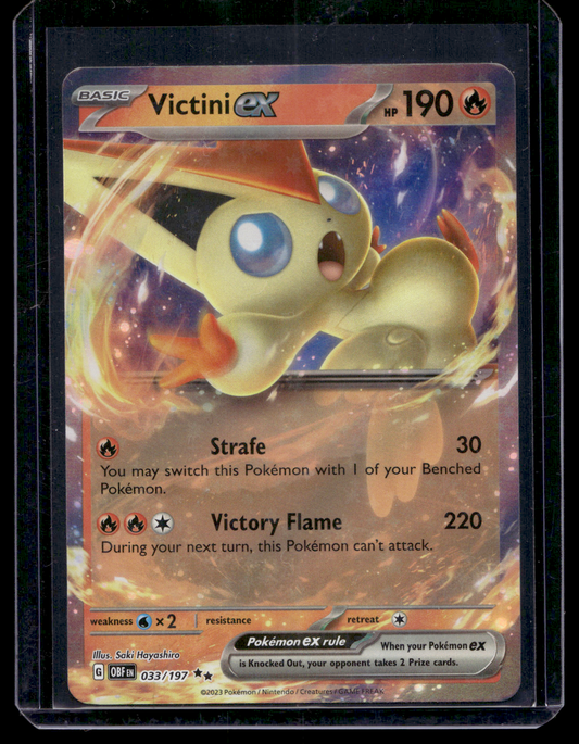 2023 Pokemon - Scarlet & Violet - Obsidian Flames - Victini ex #033