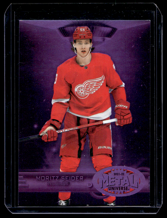 2021-22 Skybox Metal Universe - 1997-98 Retro - Purple Spectrum - Moritz Seider #R-45 /199 RY