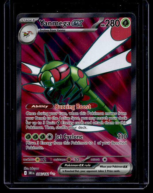 2025 Pokemon Scarlet & Violet - Destined Rivals - Ultra Rare - Yanmega EX #206