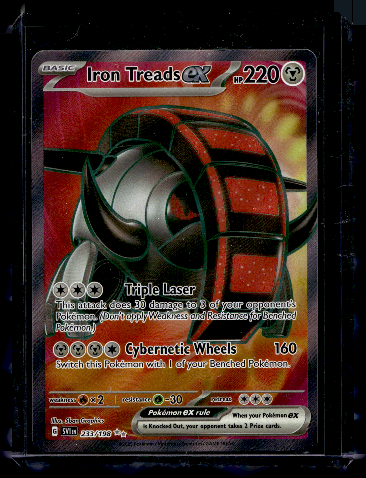 2023 Pokemon Scarlet & Violet - Scarlet & Violet - Ultra Rare - Iron Treads #233