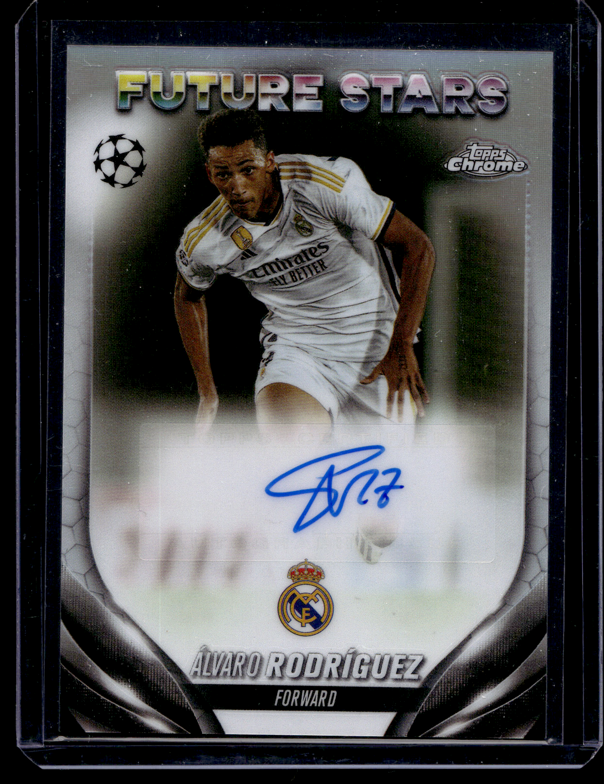 2023-24 Topps Chrome UEFA Club Competitions - Future Stars Autographs - Álvaro Rodríguez #FSA-AR
