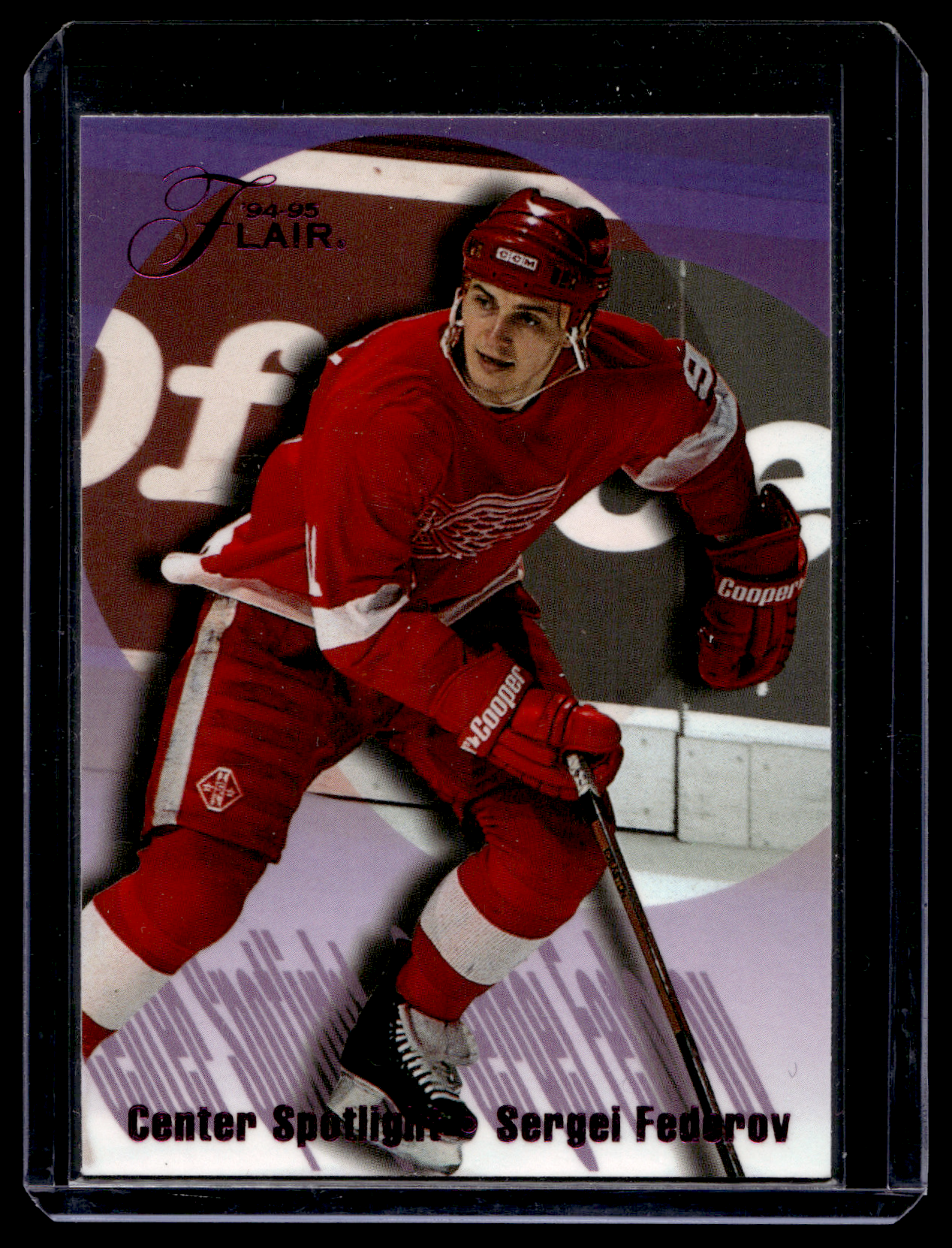 1994-95 Flair - Center Spotlight - Sergei Fedorov #2