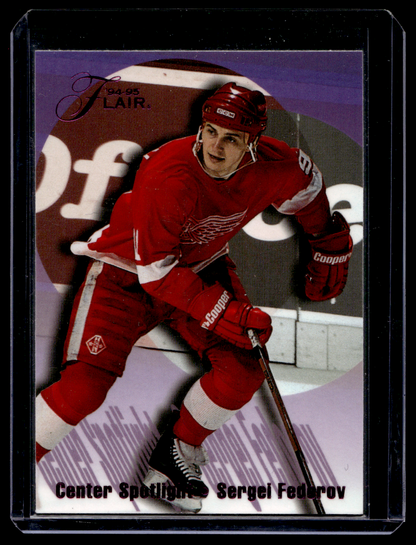 1994-95 Flair - Center Spotlight - Sergei Fedorov #2