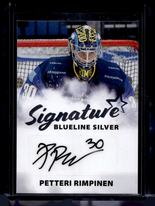 2024-25 Blueline Signature Silver - Petteri Rimpinen #AU-PR /100