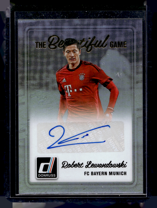2016-17 Panini Donruss - The Beautiful Game Signatures - Robert Lewandowski #BG-RL