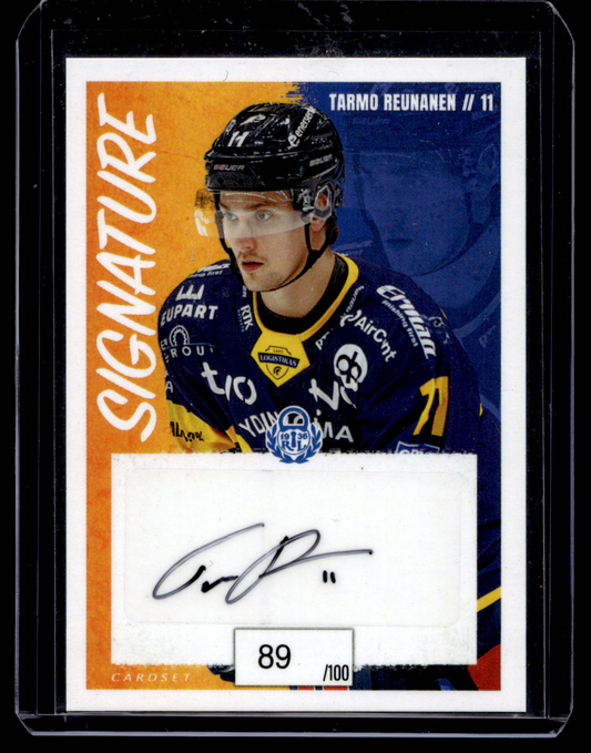2022-23 Cardset Signature -  Tarmo Reunanen /100