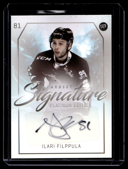 2018-19 Cardset Signature - Ilari Filppula /125