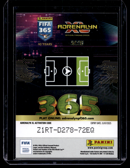 2025 Panini Adrenalyn XL FIFA 365 - International Star - Erling Haaland #INT5