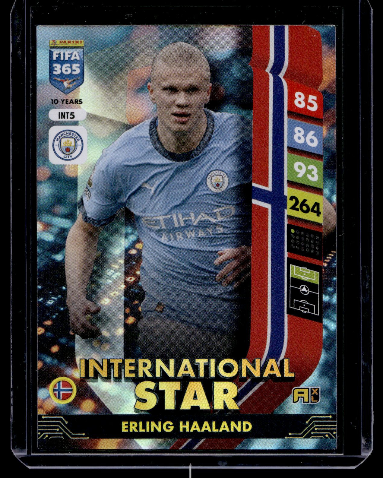 2025 Panini Adrenalyn XL FIFA 365 - International Star - Erling Haaland #INT5