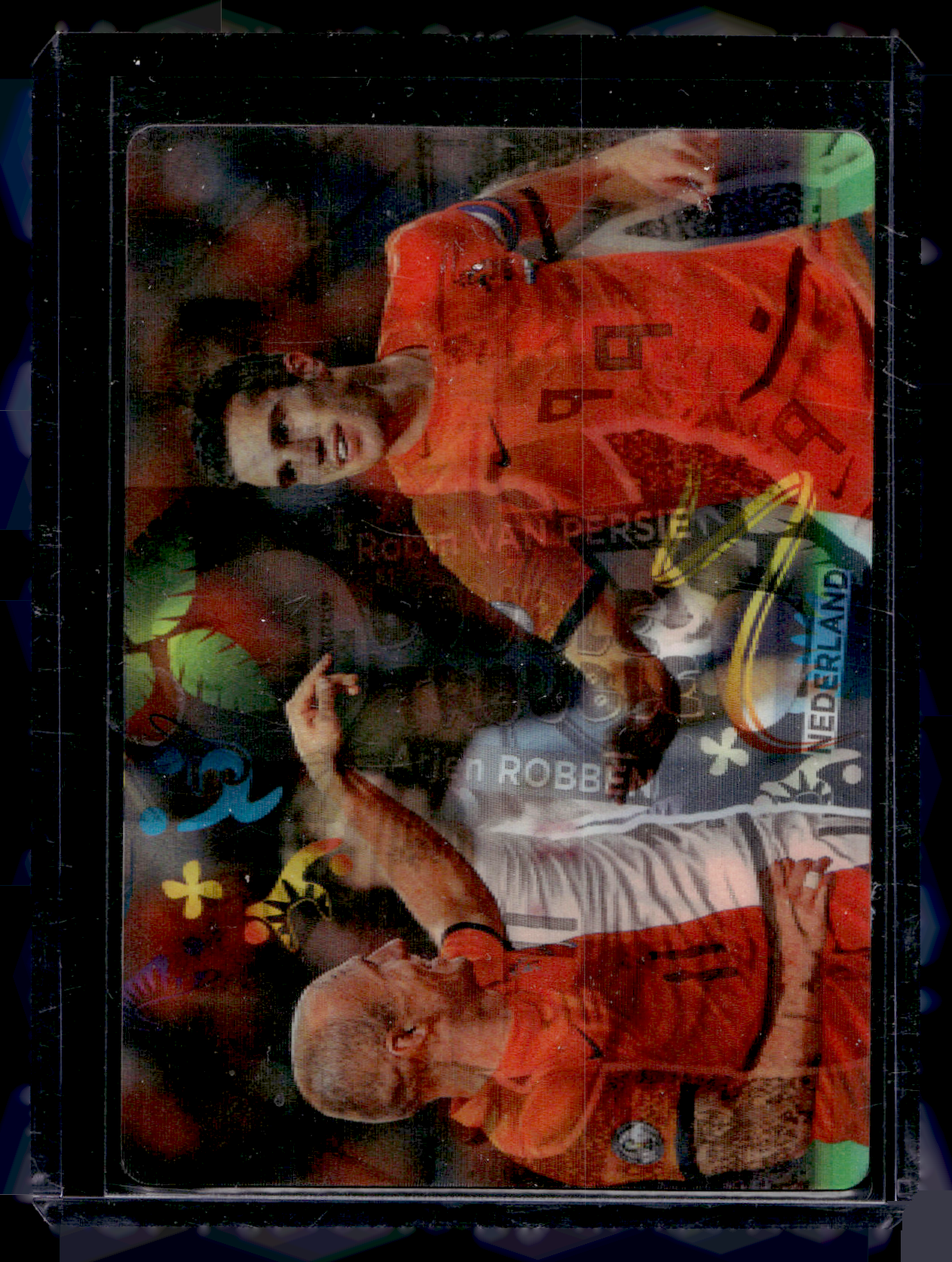 2014 Panini Adrenalyn XL FIFA World Cup Brazil - Double Trouble Lenticular - Arjen Robben / Robin Van Persie