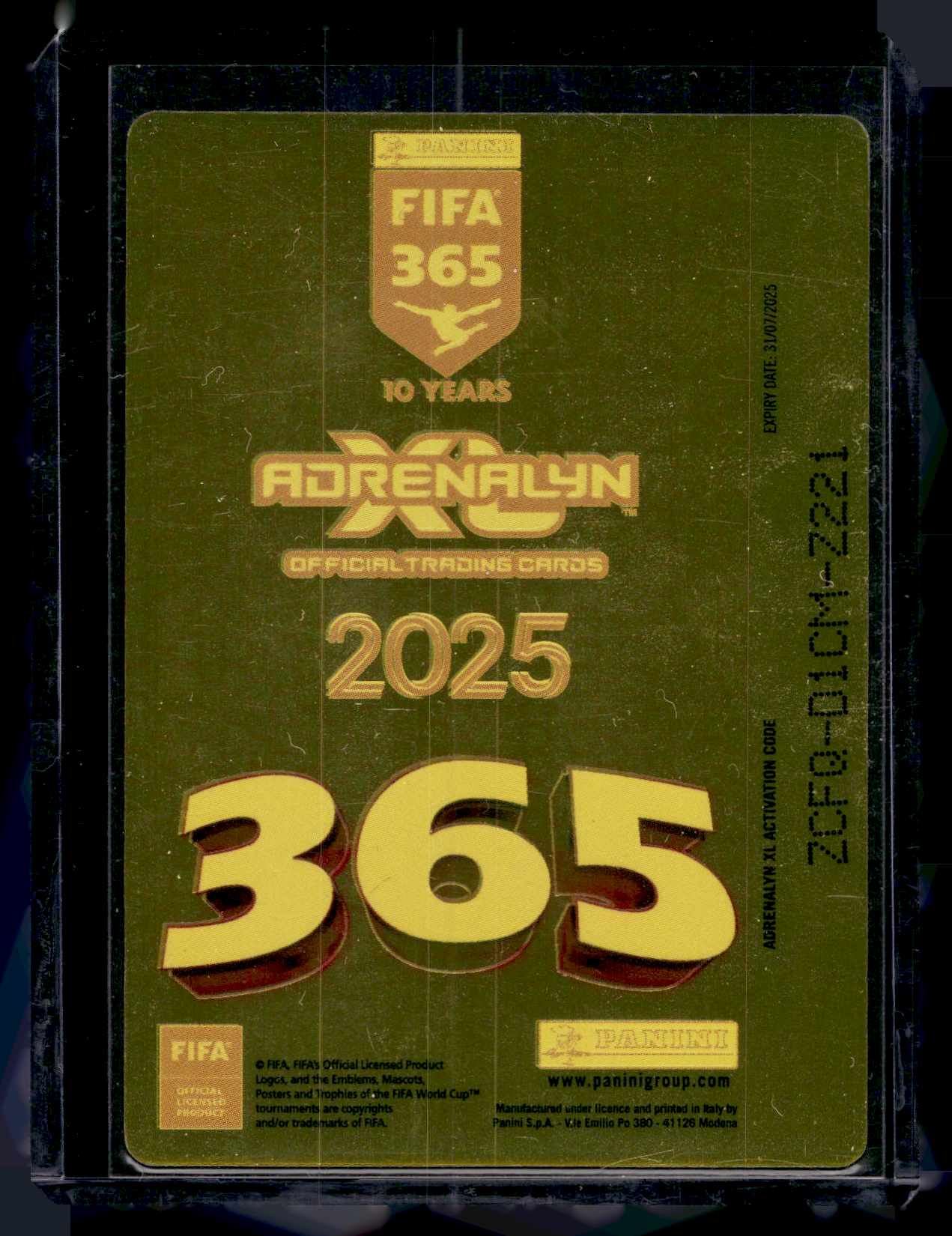 2025 Panini Adrenalyn XL FIFA 365 - Golden Baller - Nicolo Barella