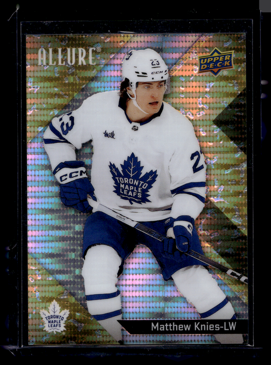 2024-25 Upper Deck Allure - Gold Glitter Bomb - Matthew Knies #87 /199