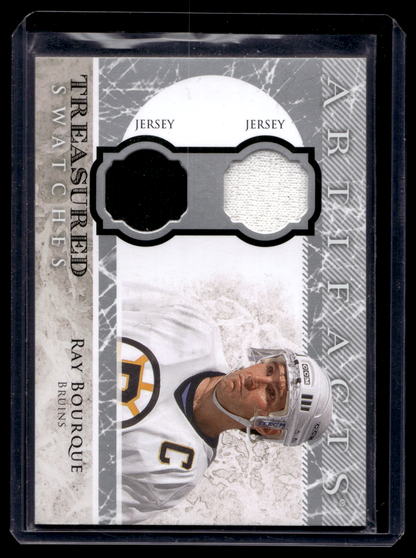 2012-13 Upper Deck Artifacts - Treasured Swatches - Blue Jersey/Jersey - Ray Bourque #TS-RB
