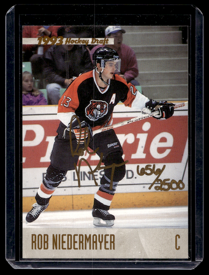1993-94 Classic Draft - Autographs - Gold - Rob Niedermayer /2500