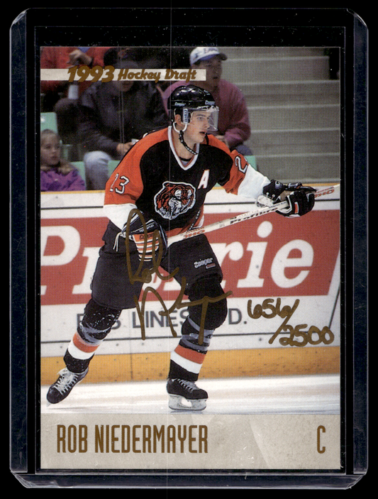 1993-94 Classic Draft - Autographs - Gold - Rob Niedermayer /2500