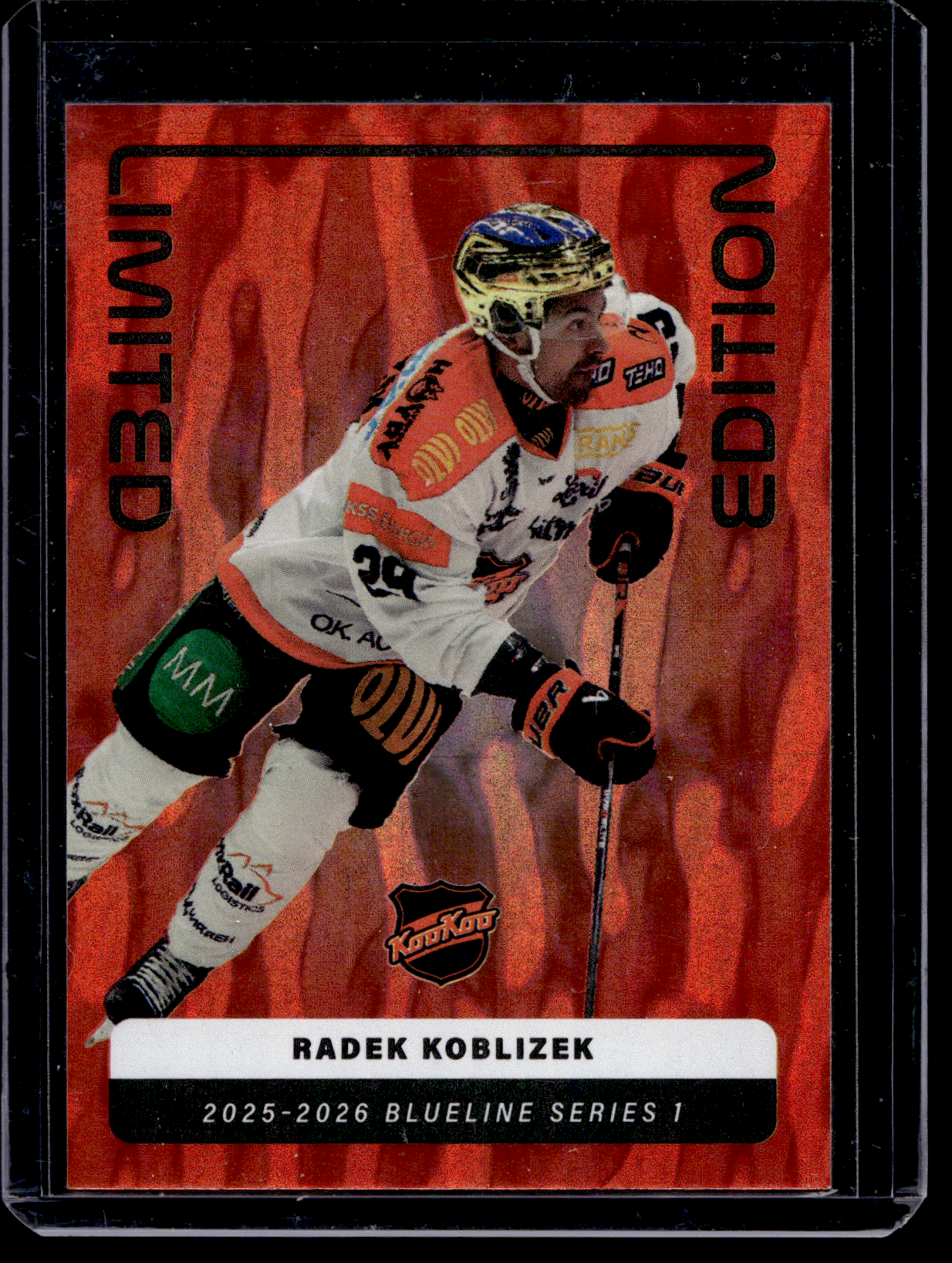 2025-26 Blueline Limited Edition Red - Radek Koblizek #LE-08
