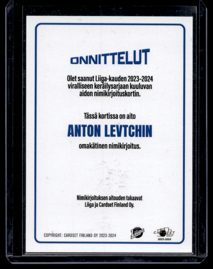 2023-24 Cardset Signature Limited Edition -  Anton Levtchi /40