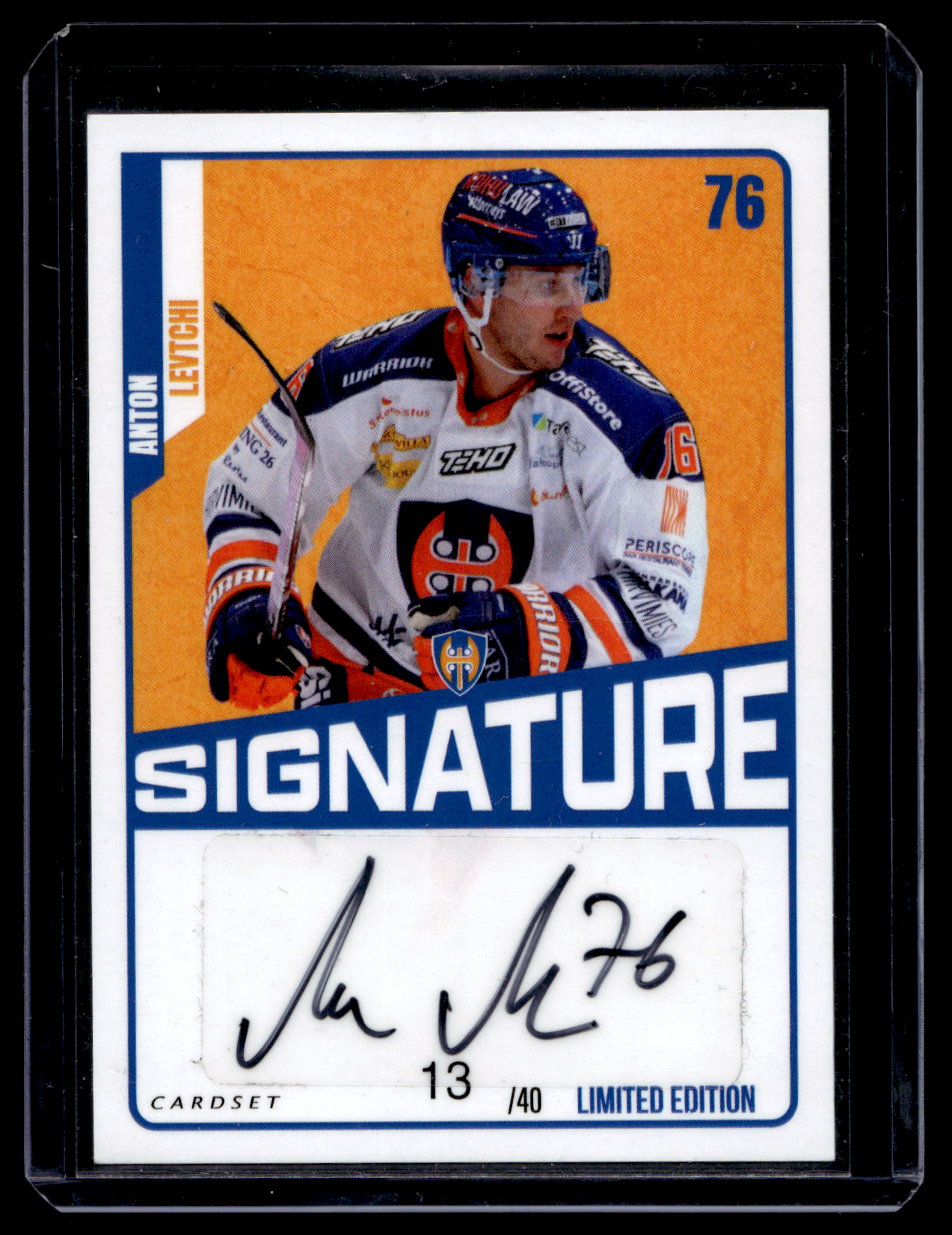 2023-24 Cardset Signature Limited Edition -  Anton Levtchi /40