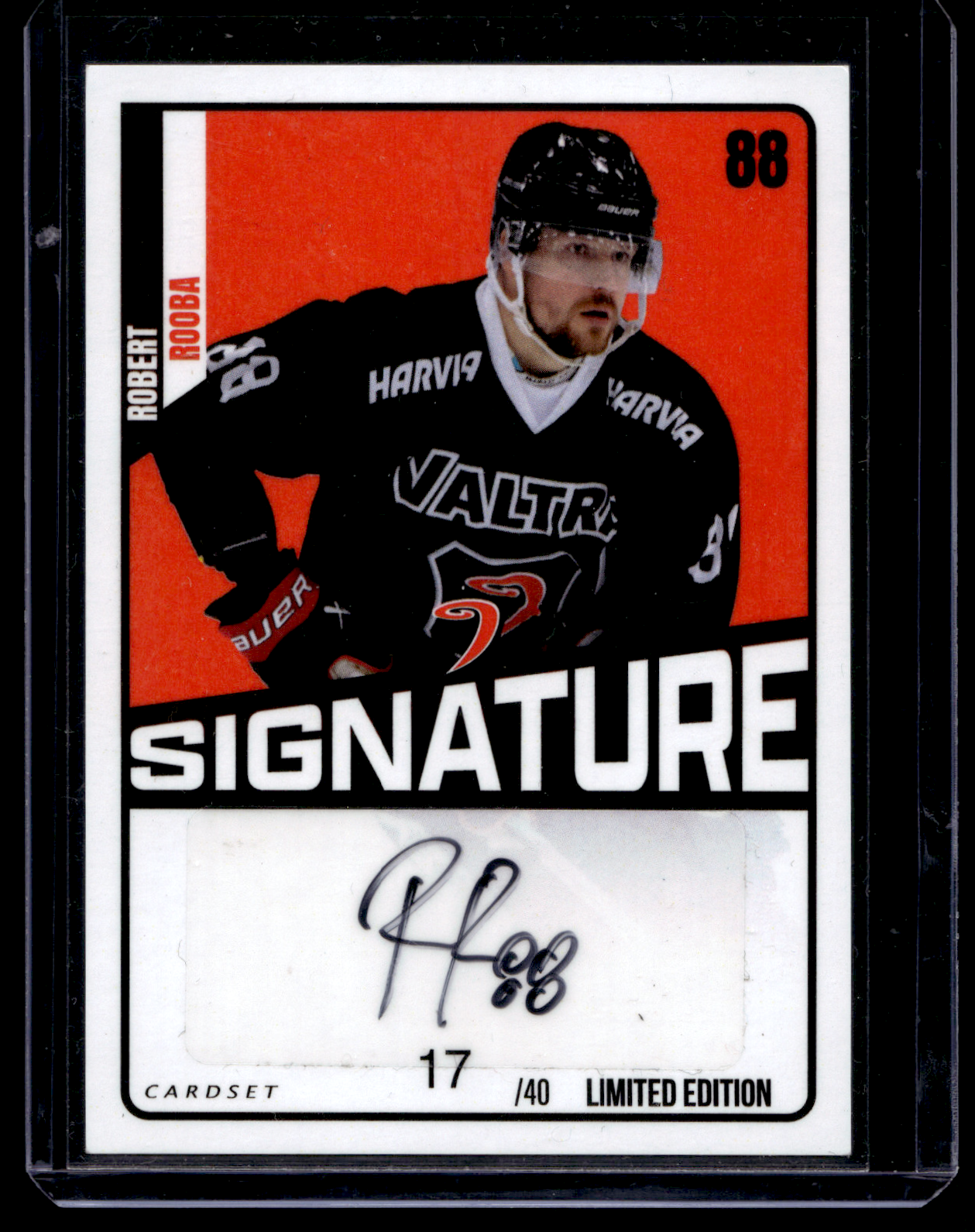 2023-24 Cardset Signature Limited Edition -  Robert Rooba /40