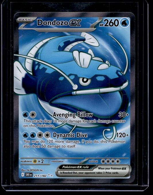 2025 Pokemon Scarlet & Violet - Destined Rivals - Ultra Rare - Dondozo EX #211