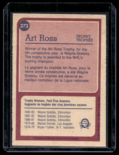 1984-85 O-Pee-Chee - Wayne Gretzky #373