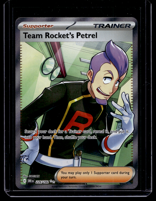 2025 Pokemon Scarlet & Violet - Destined Rivals - Ultra Rare - Team Rocket's Petrel #226