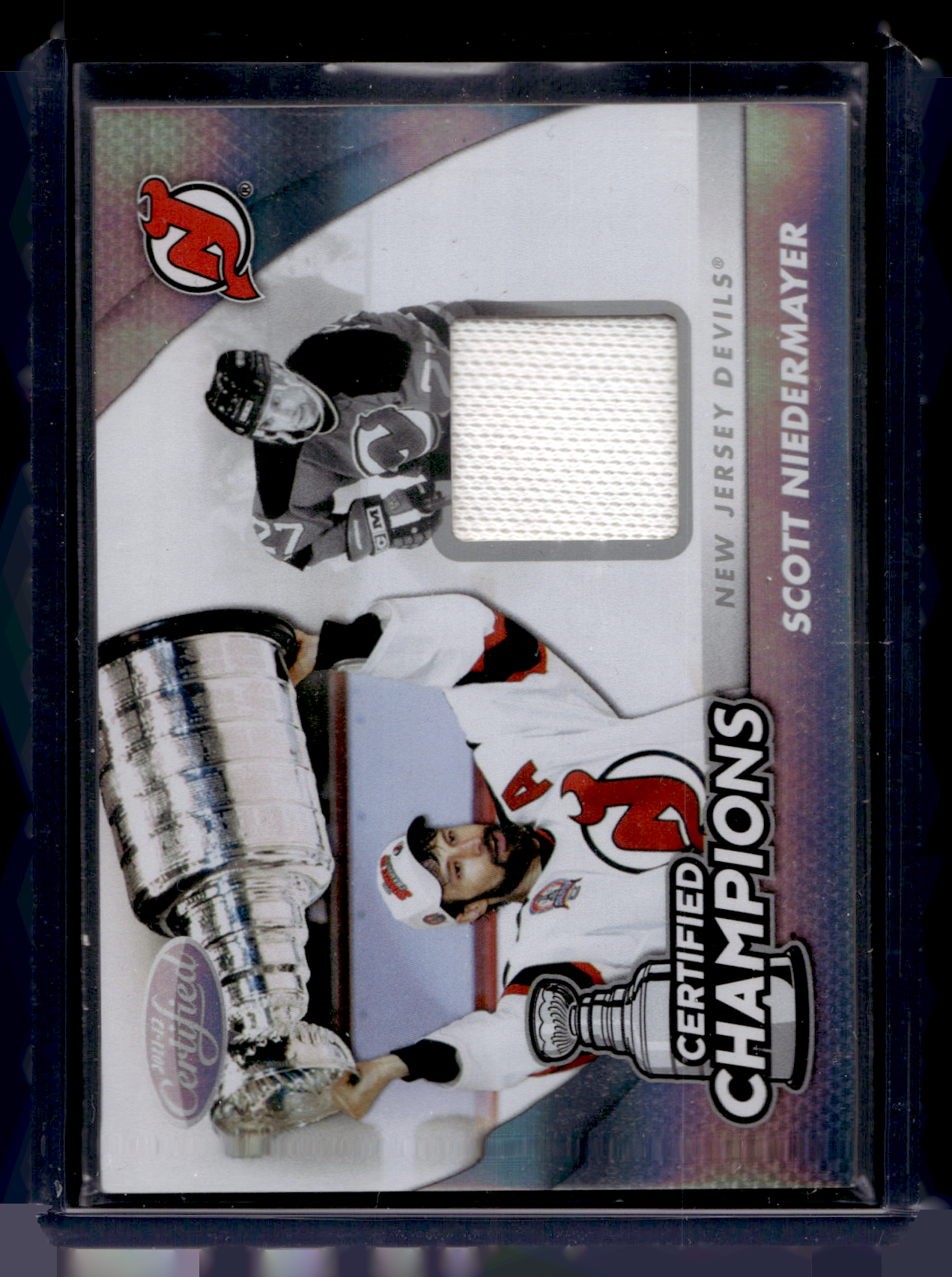 2011-12 Panini Certified - Certified Champions - Materials - Scott Niedermayer #15 /99