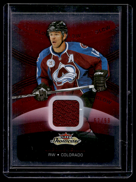 2015-16 Upper Deck Fleer Showcase - Red Glow - Materials - Jarome Iginla #46 /99