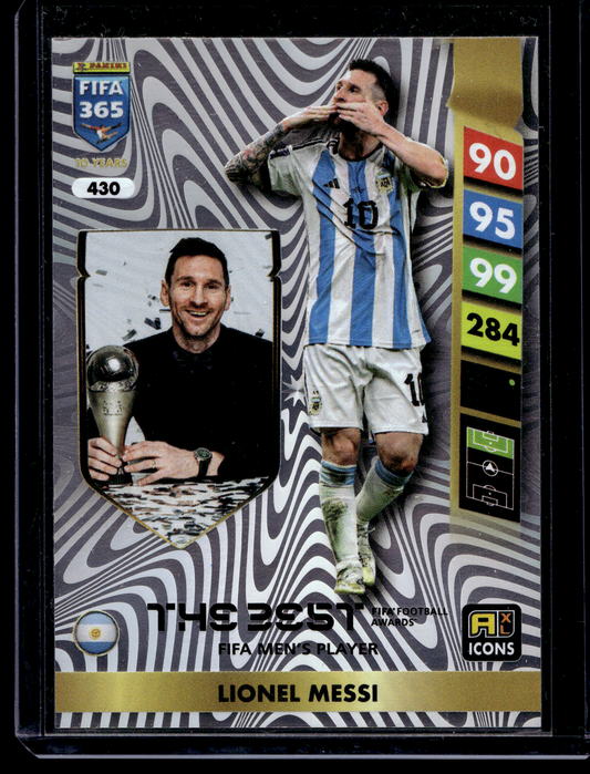 2025 Panini Adrenalyn XL FIFA 365 -The Best - Lionel Messi #430