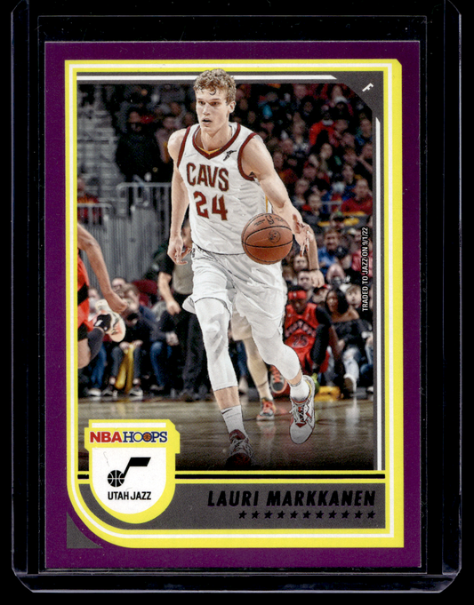 2022-23 Panini NBA Hoops - Purple - Lauri Markkanen #69