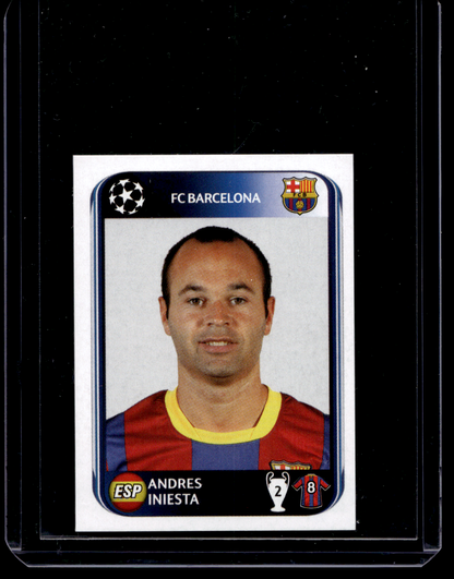 2010-11 Panini UCL Album Stickers - Andres Iniesta #220