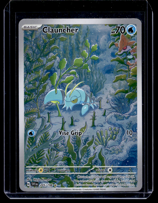 2023 Pokemon Scarlet & Violet - Scarlet & Violet - Illustration Rare - Clauncher #205