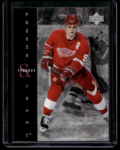 1995-96 Upper Deck - Freeze Frame - Sergei Fedorov #F8