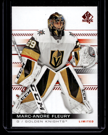 2019-20 Upper Deck SP Authentic - Limited Red - Marc-Andre Fleury #16