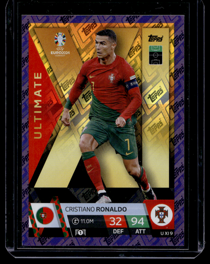 2024 Topps Match Attax Euro 2024 - Ultimate - Purple - Cristiano Ronaldo #UXI9