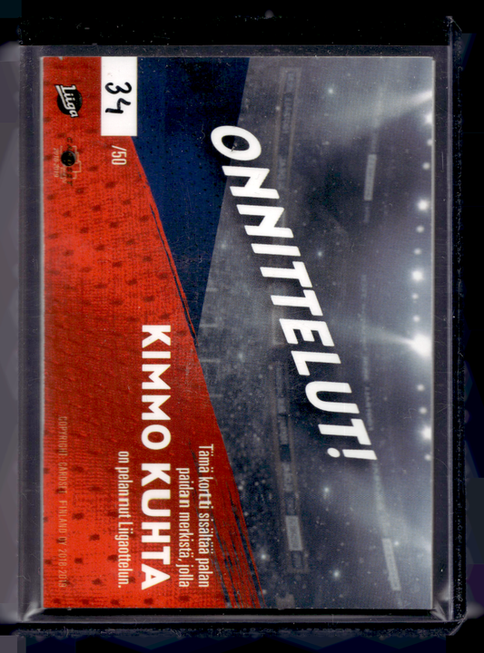 2018-19 Cardset Signature Sensations - Kimmo Kuhta /50