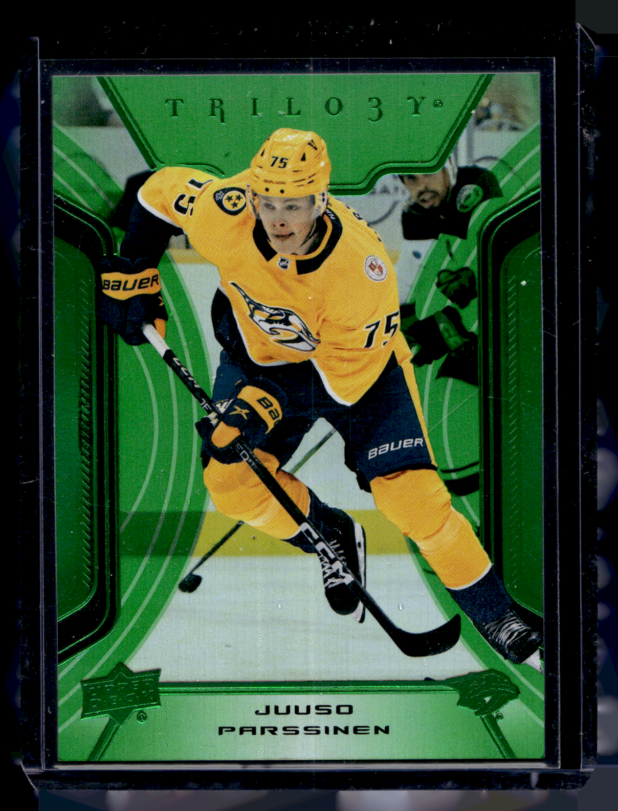 2023-24 Upper Deck Trilogy - Green - Juuso Parssinen #11 /49