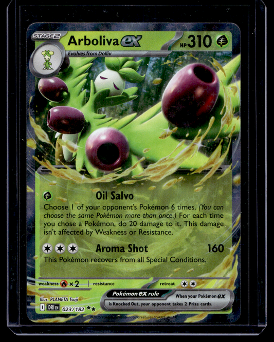2025 Pokemon Scarlet & Violet - Destined Rivals - Arboliva ex #023