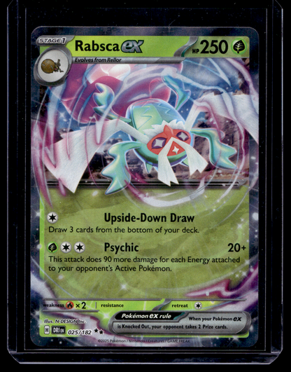 2025 Pokemon Scarlet & Violet - Destined Rivals - Rabsca ex #025
