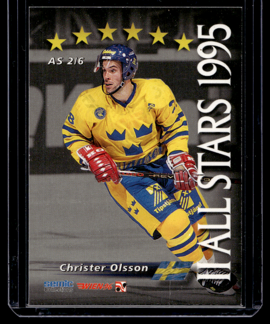 1996 Semic Wien - All-Stars 1995 - Timo Jutila / Christer Olsson #AS2