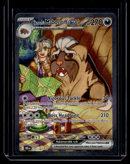 2025 Pokemon Scarlet & Violet - Destined Rivals - Special Illustration Rare - Arven's Mabosstiff ex #235