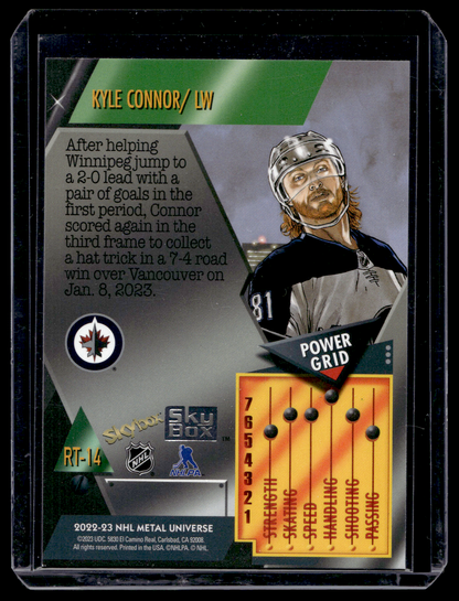 2022-23 Skybox Metal Universe - 2013 Retro - Kyle Connor #RT-14
