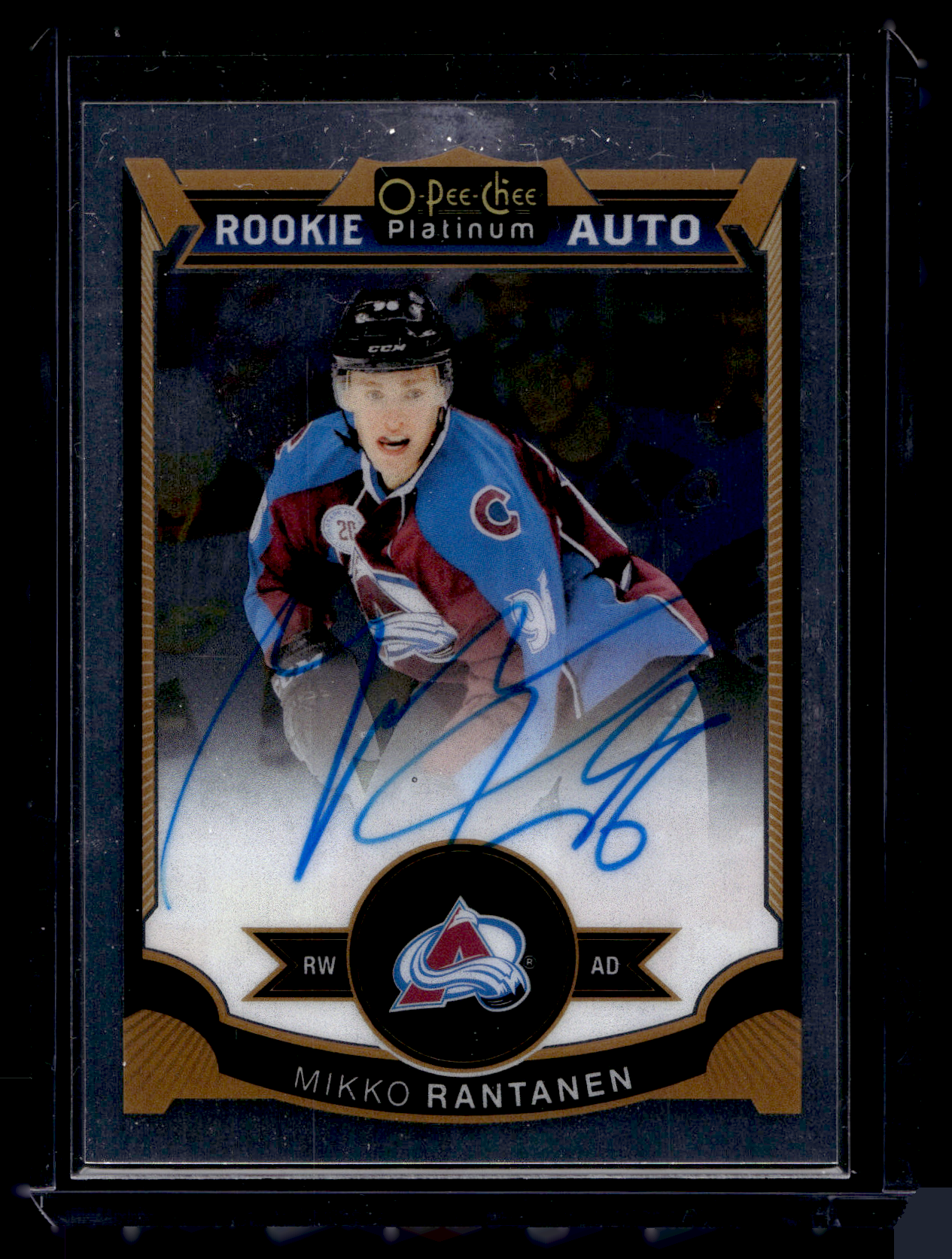 2015-16 Upper Deck OPC Platinum - Rookie Autographs - Mikko Rantanen #181 RY