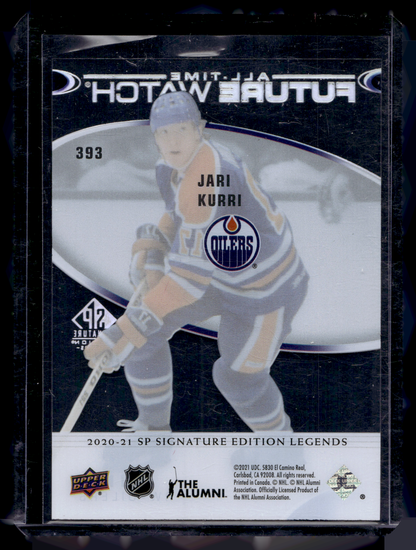 2020-21 Upper Deck SP Signature Edition Legends - Acetate - All-Time Future Watch - Jari Kurri #393