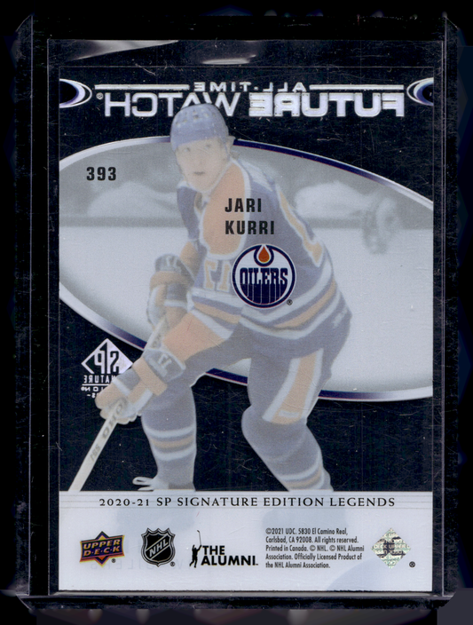 2020-21 Upper Deck SP Signature Edition Legends - Acetate - All-Time Future Watch - Jari Kurri #393