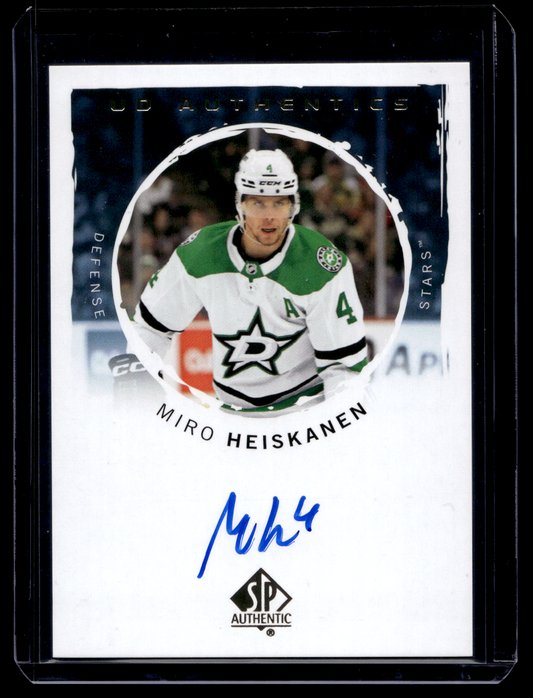 2024-25 Upper Deck SP Authentic - UD Authentics Autographs - Miro Heiskanen #UDA-HE