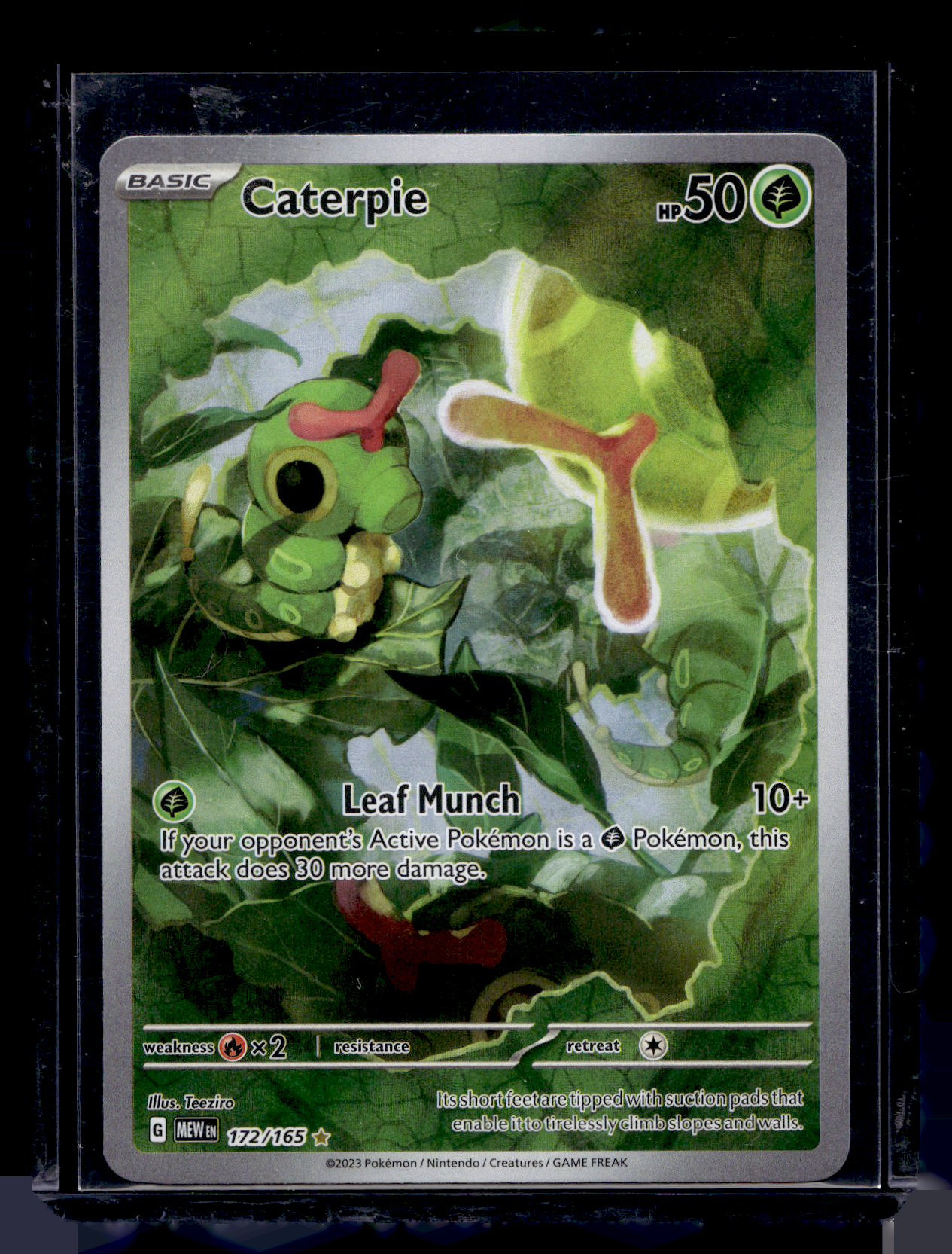 2023 Pokemon - Scarlet & Violet - 151 - Illustration Rare - Caterpie #172
