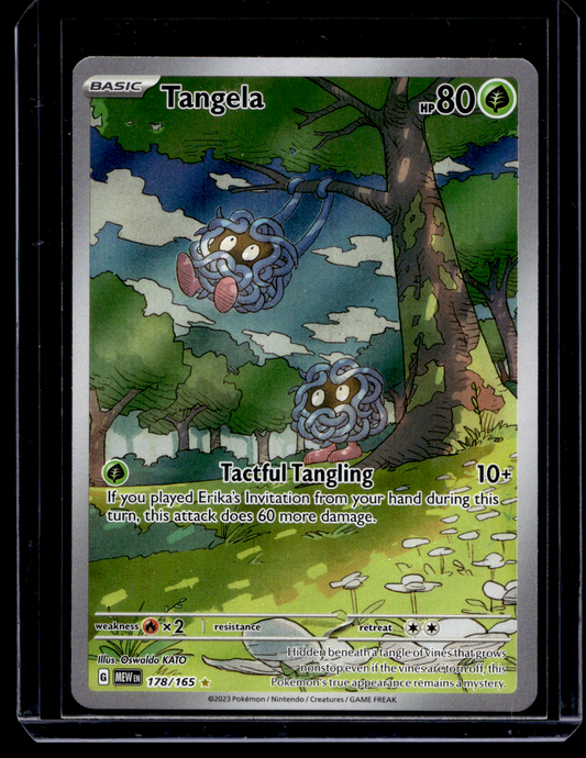 2023 Pokemon - Scarlet & Violet - 151 - Illustration Rare - Tangela #178