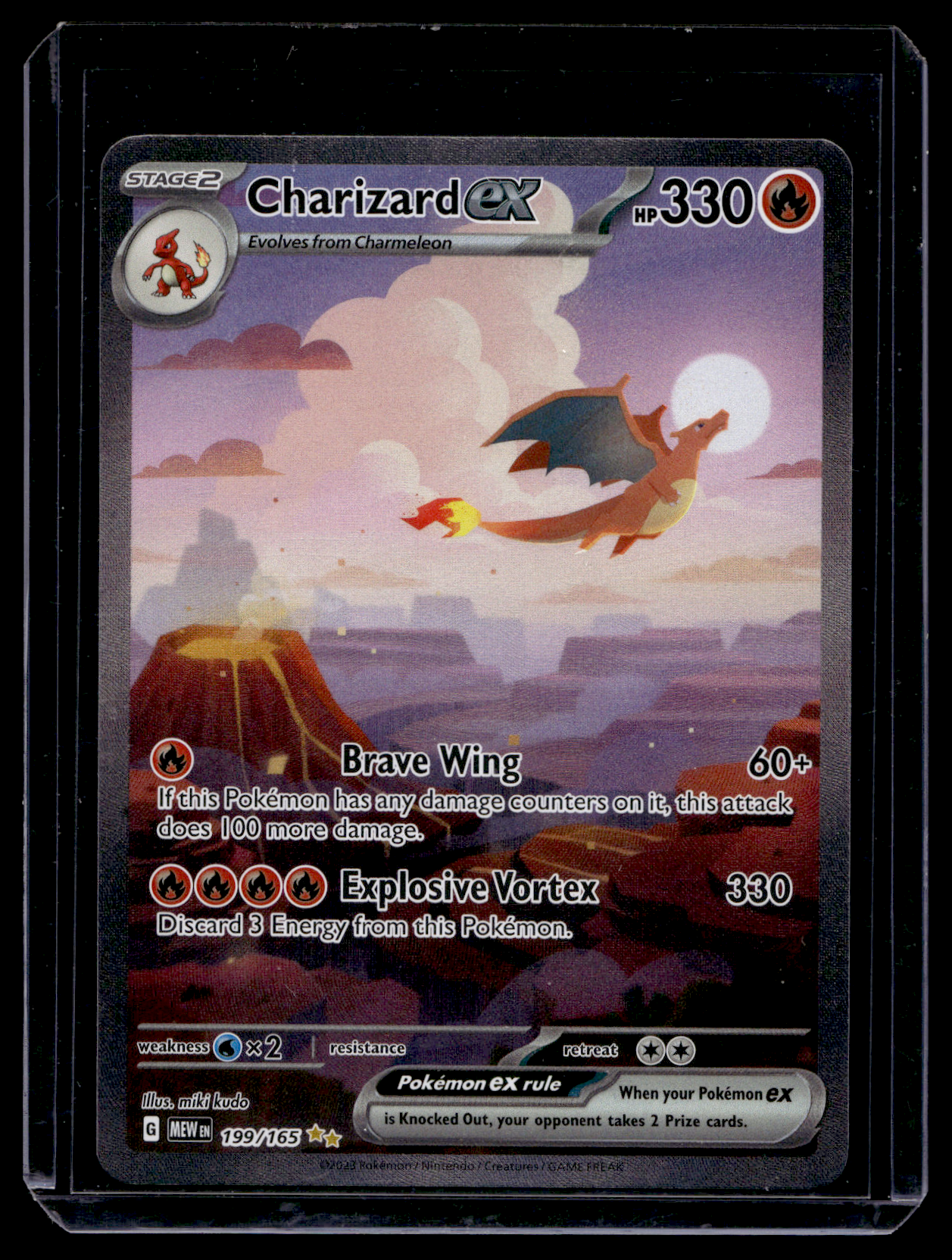 2023 Pokemon - Scarlet & Violet - 151 - Special Illustration Rare - Charizard ex #199