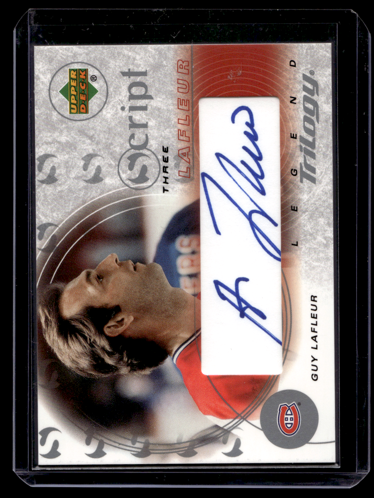 2003-04 Upper Deck Trilogy - Script - Guy Lafleur #S3-GL